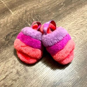 Baby UGG fluff slides